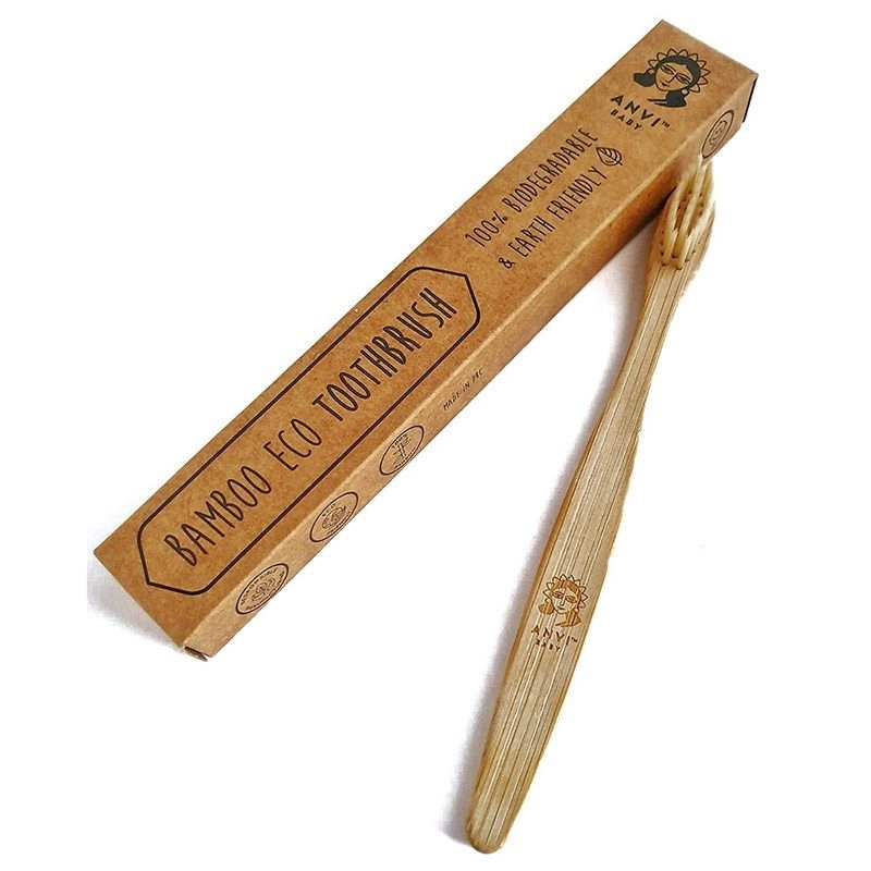Biodegradable Bamboo Toothbrush - Extra soft 4-Piece Pack