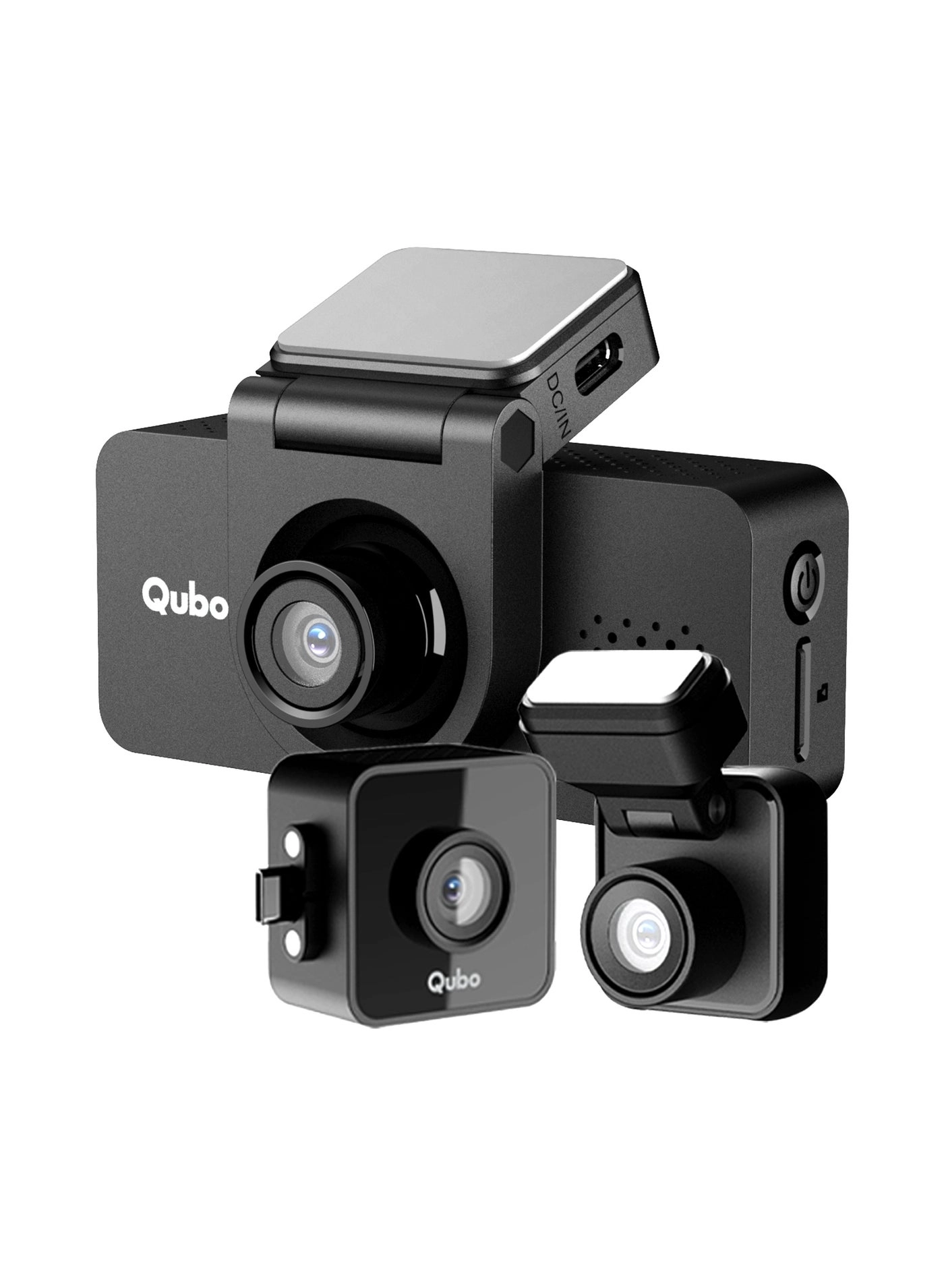 Qubo 3 Channel Dashcam Pro - 2K QHD