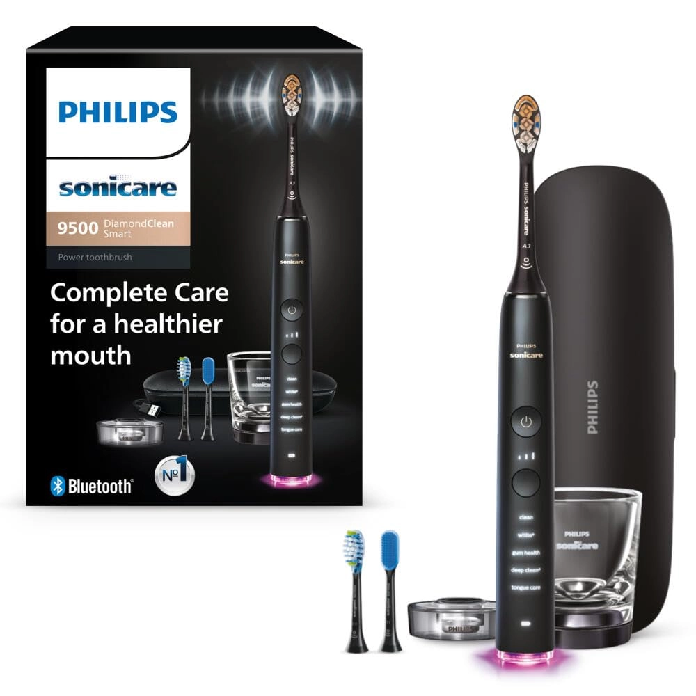 DiamondClean Smart 9500 - 5 Brushing Modes 3 Intensity Levels New Gray
