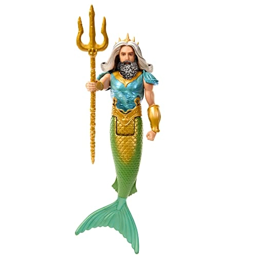 Ariel Fashion Doll - Long Hair + King Triton Fashion Doll - Removable Accessories + Ursula Fashion Doll - Removable Necklace