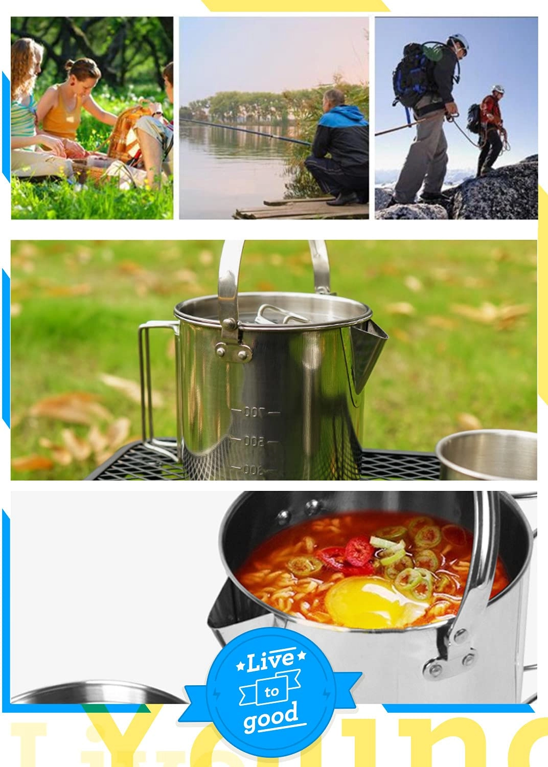 Stainless Steel Kettle - 1.2L