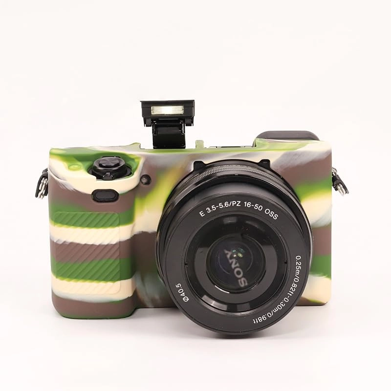 Camera Case Compatible with Sony Alpha A6100 A6300 A6400 - A6100 A6300 A6400 Soft Silicone Protective Shell