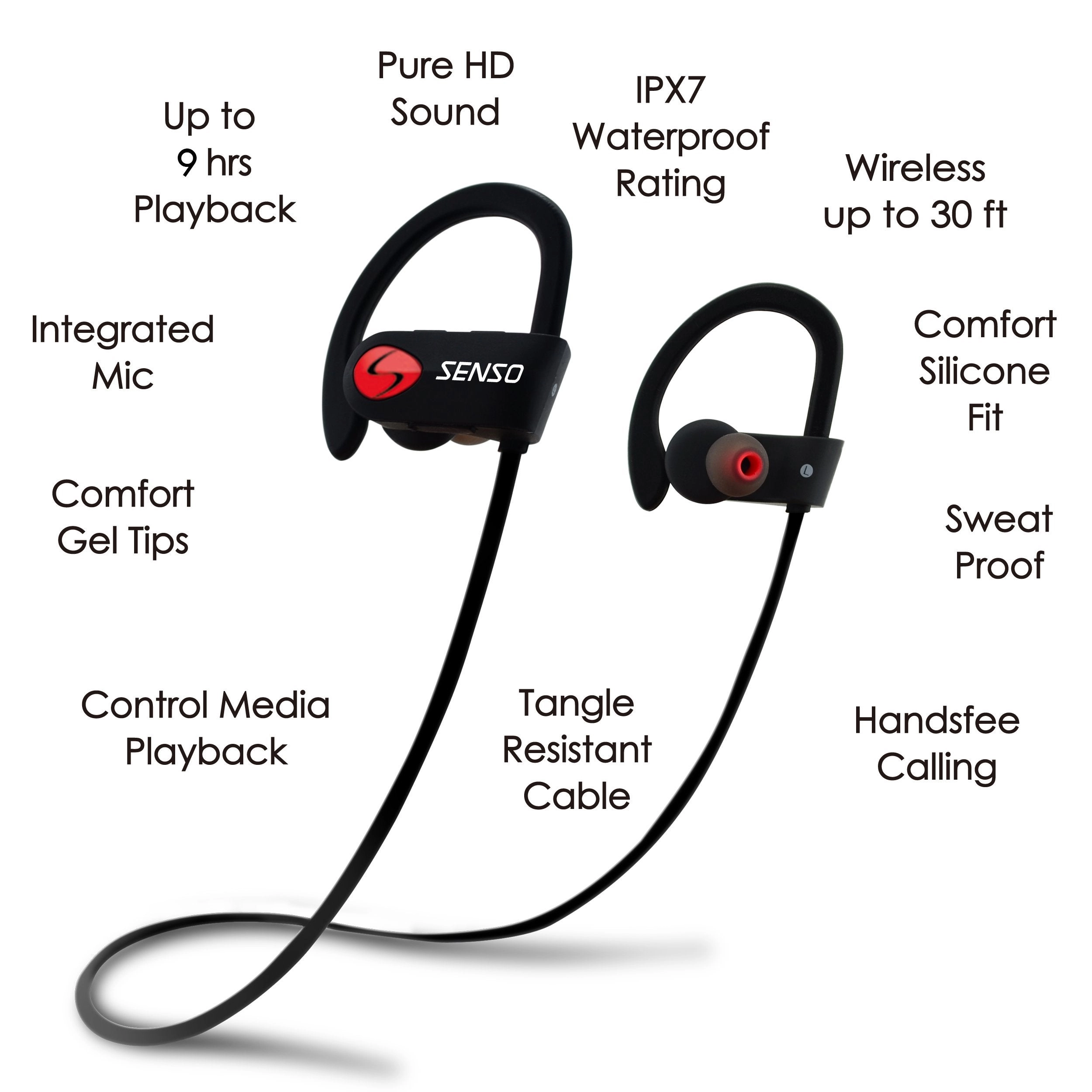 Bluetooth Headphones Wireless Earbud
