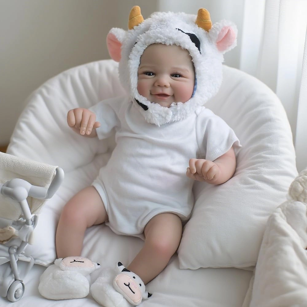 Vivienne Reborn Baby Doll - 19 inch Full body vinyl Ages 3+