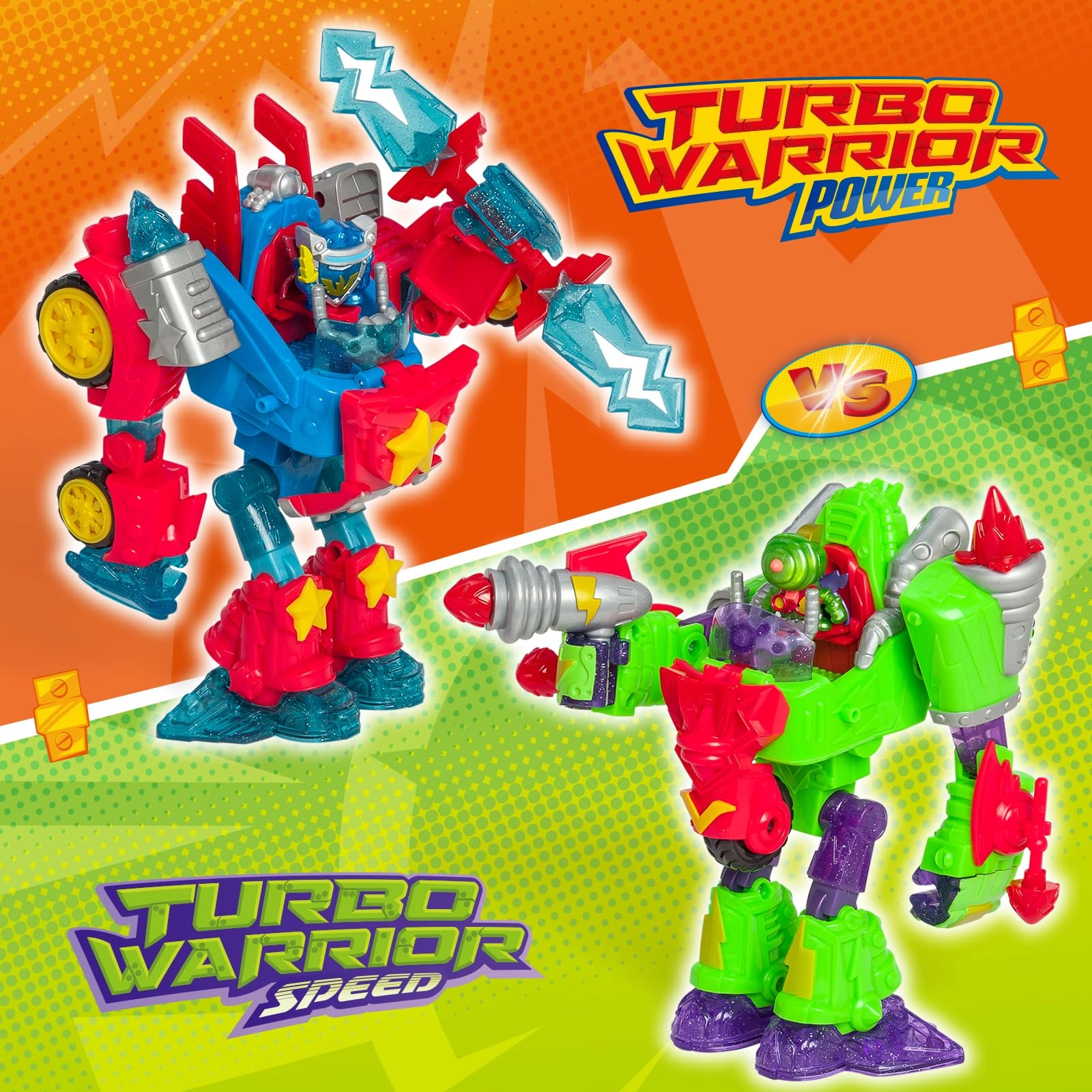 Turbo Warrior Speed - SuperThings Transformable (3 pcs.)