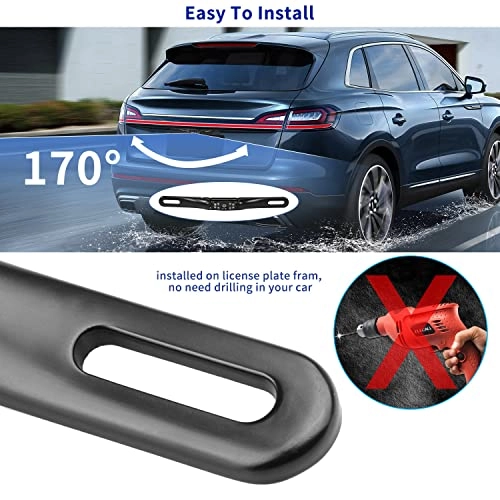 License Plate Backup Camera - Night Vision 480P