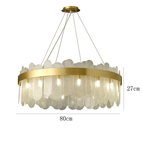 Molecular Chandelier - G9 Copper and glass 90*27*30cm