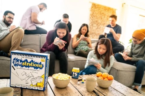 Telestrations - 120 8 years and up English, Spanish