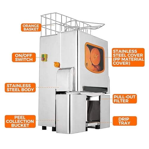 Commercial Citrus Juicer - 120w 8 Kilograms