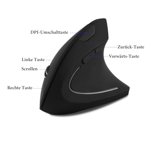 Ergonomic Vertical Mouse - Wireless