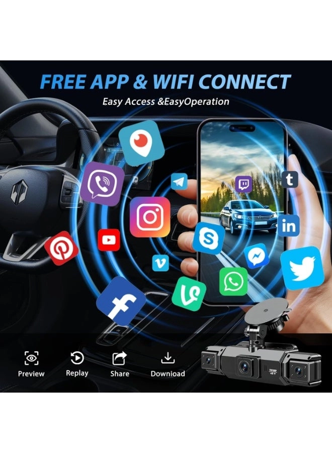 360 Car Dash Cam - 1080Px4