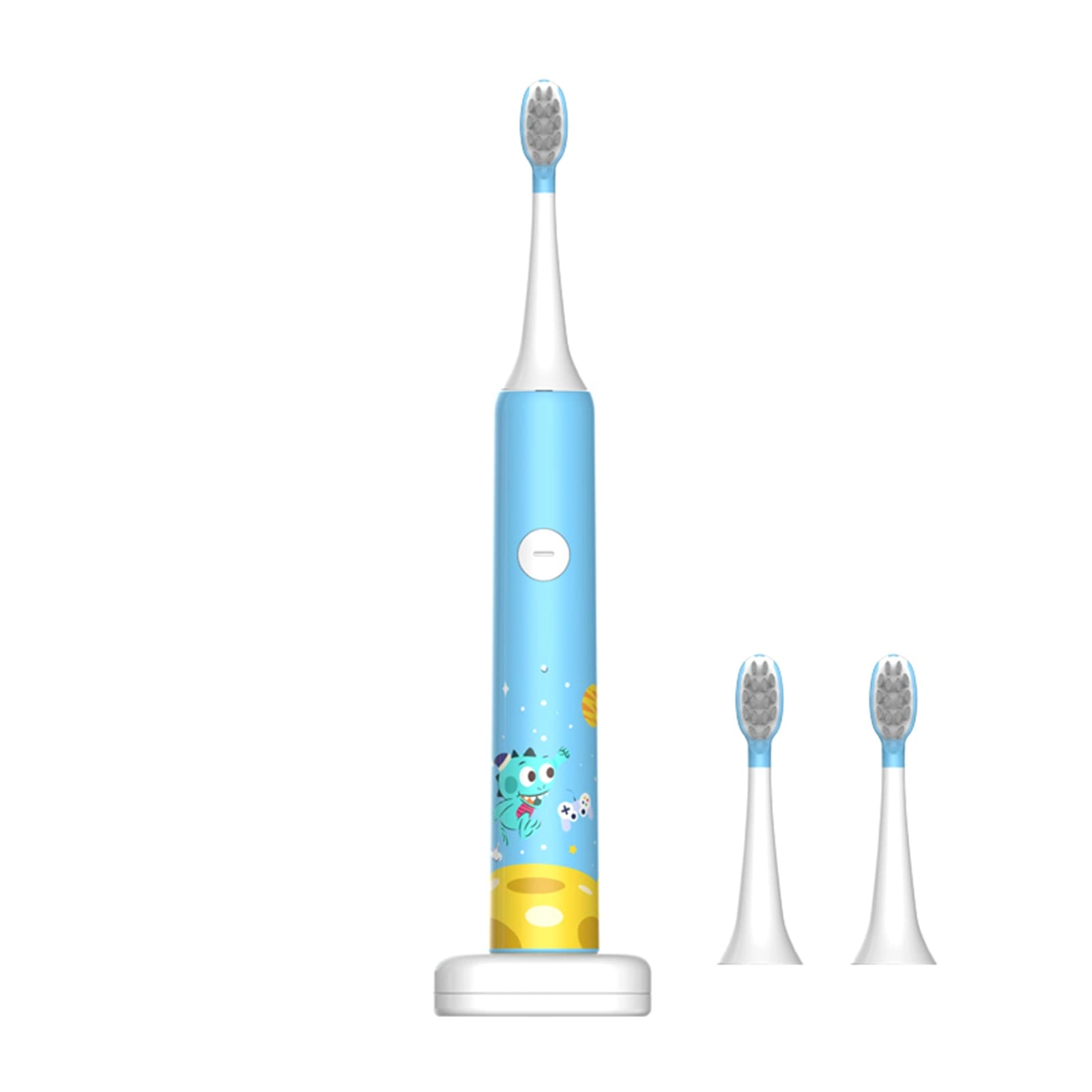 Sonic Smart Toothbrush - IPX7 Waterproof Wireless Induction Charging 3 Brush Heads