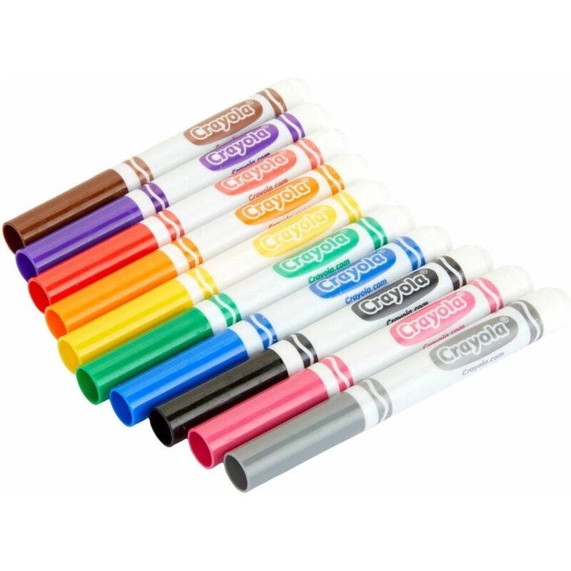 Assorted Broad Line Markers - Assorted Tapered tip