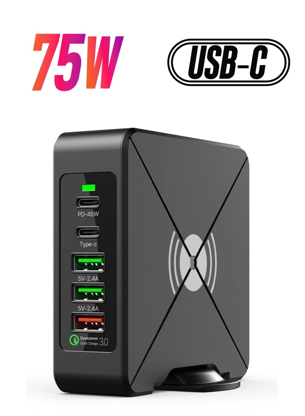 Excefore Smart Multi-Ports USB Charging Station - 75W