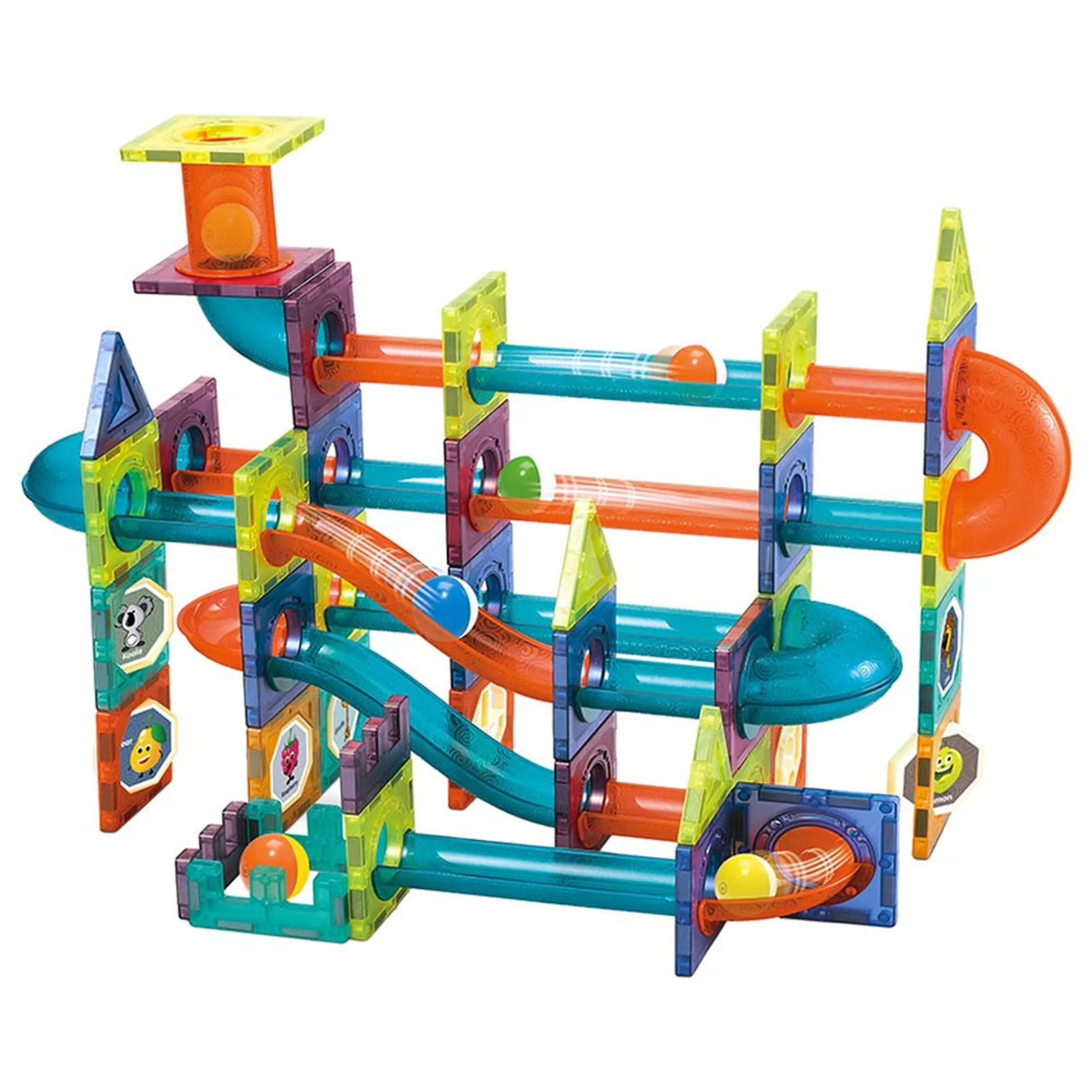 Magnetic Blocks Set - Suitable for 3 years and above 96-Piece