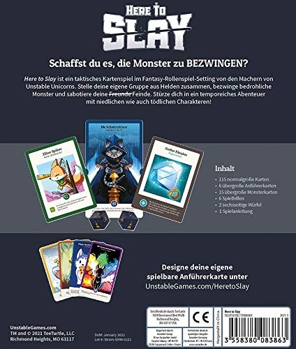 Here to Slay - Card Game (German)