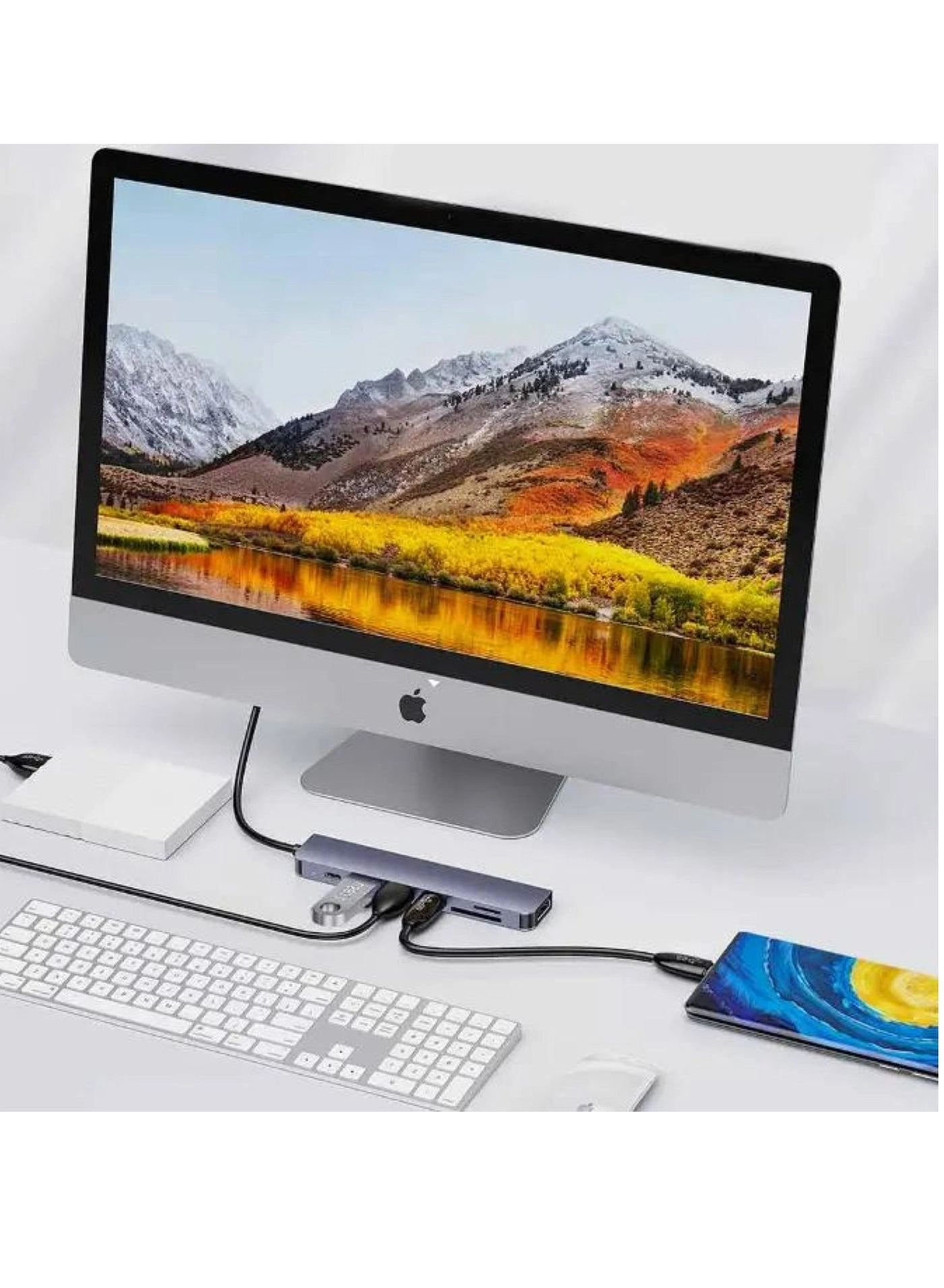 7-in-1 USB-C Hub - 4K@30Hz 100W PD