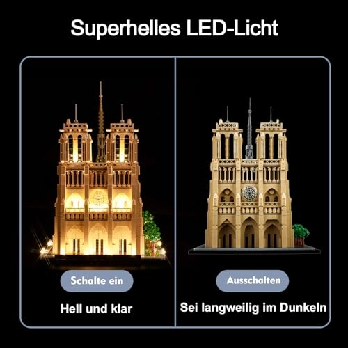 Light Kit for LEGO Notre-Dame de Paris 21061 - Copper Line