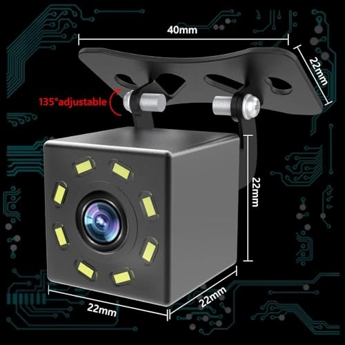 Reversing Backup Camera - Night Vision Wired 782*582 pixels