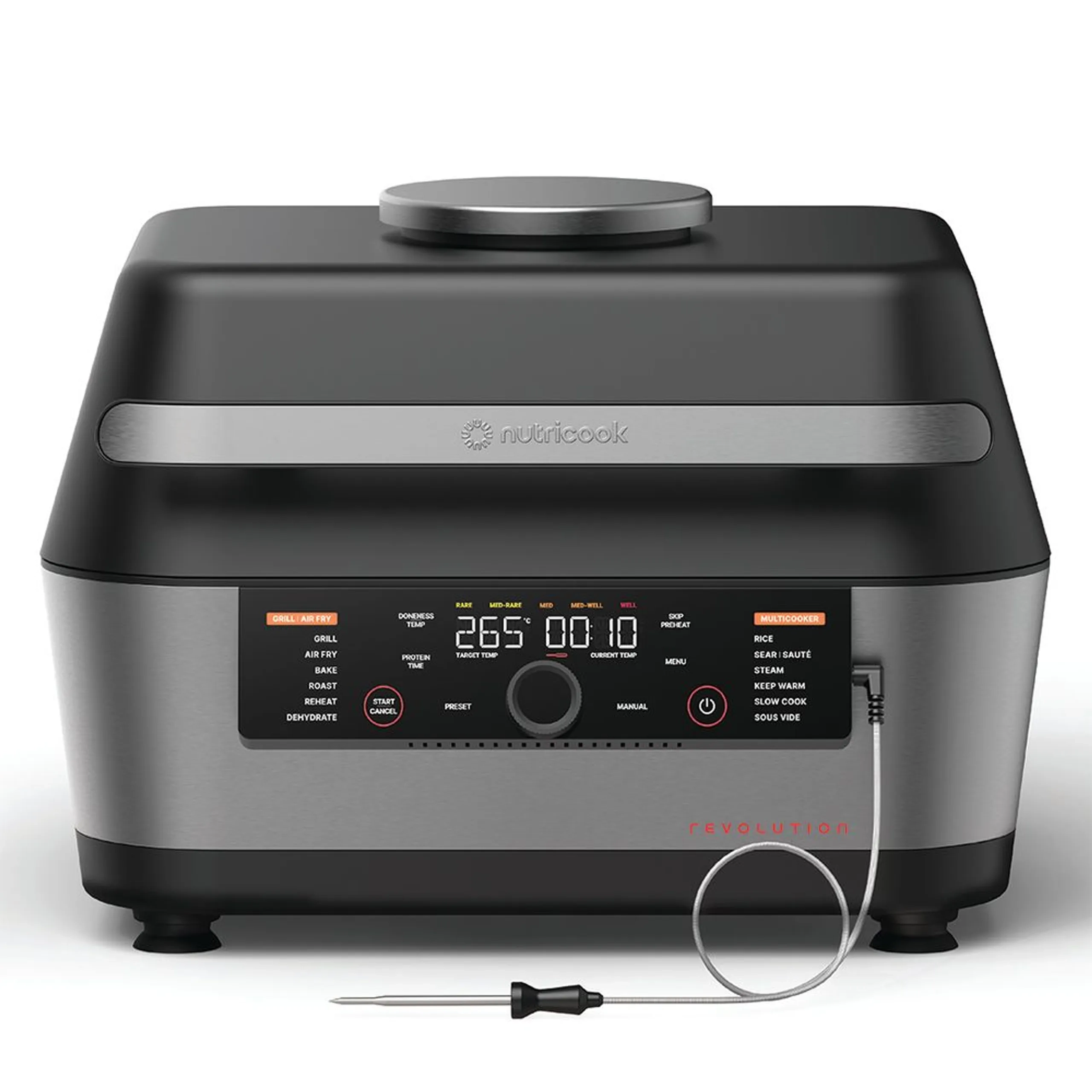 3-in-1 Grill, Airfryer & Multicooker - 8.5L