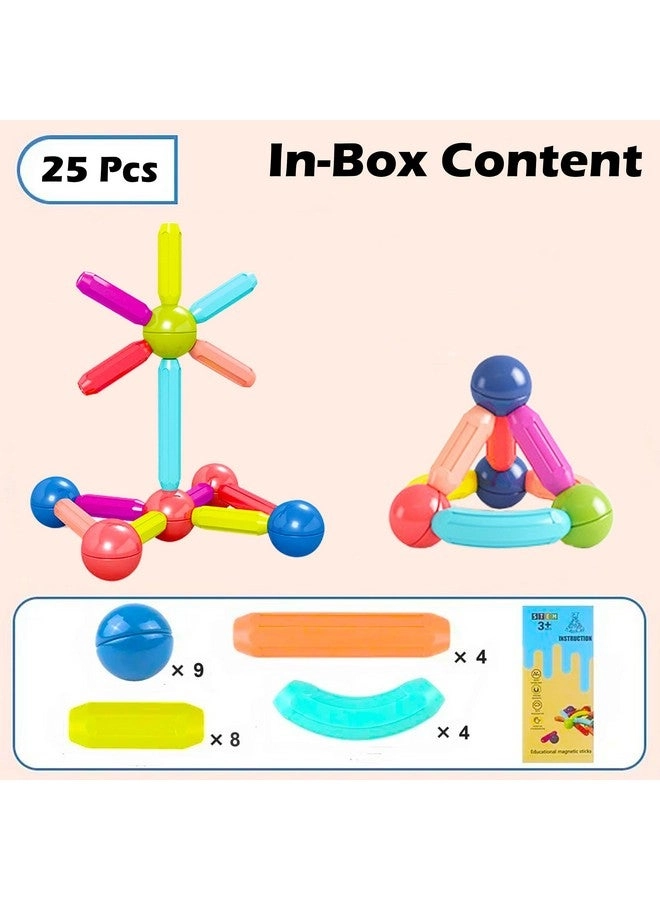 Magnetic Stick Building Blocks - Engineer 25 pcs