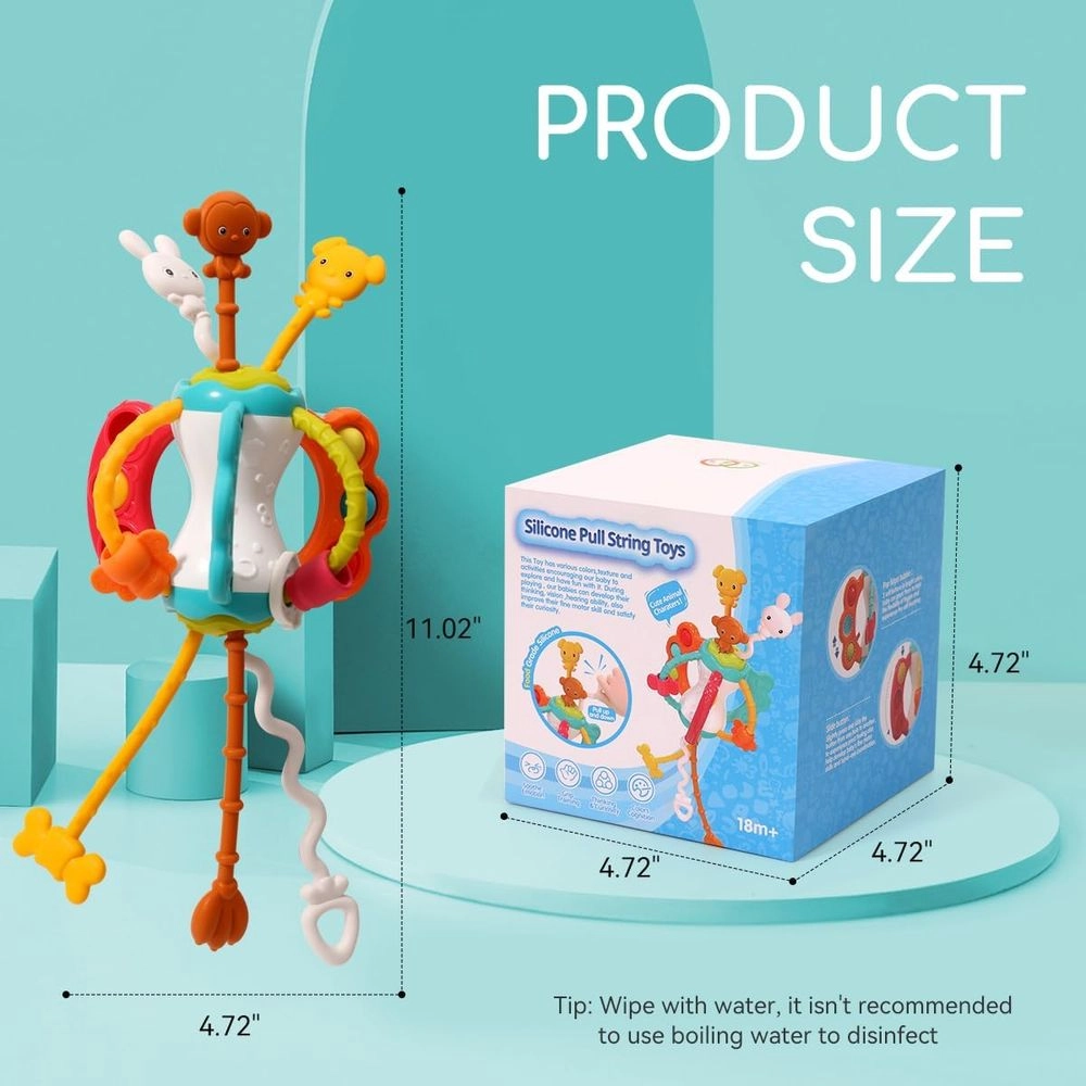 Baby Swivel Teether - Rattle Colorful