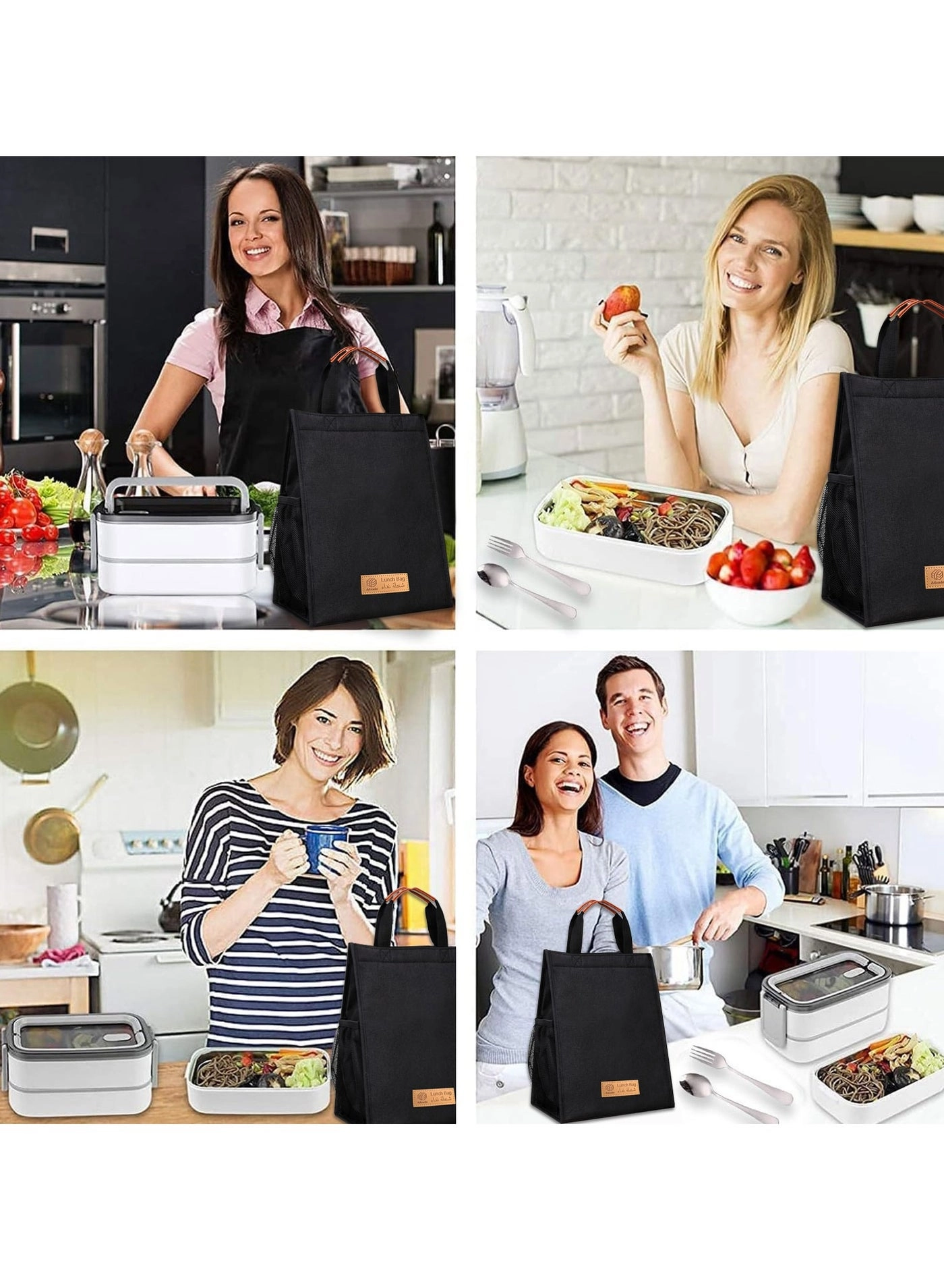 bento box - 304 Stainless steel Double-deck