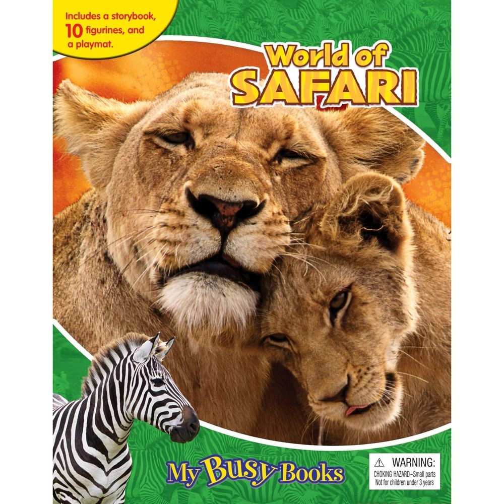 Phidal Publishing Safari Animals My Busy Cloth Book