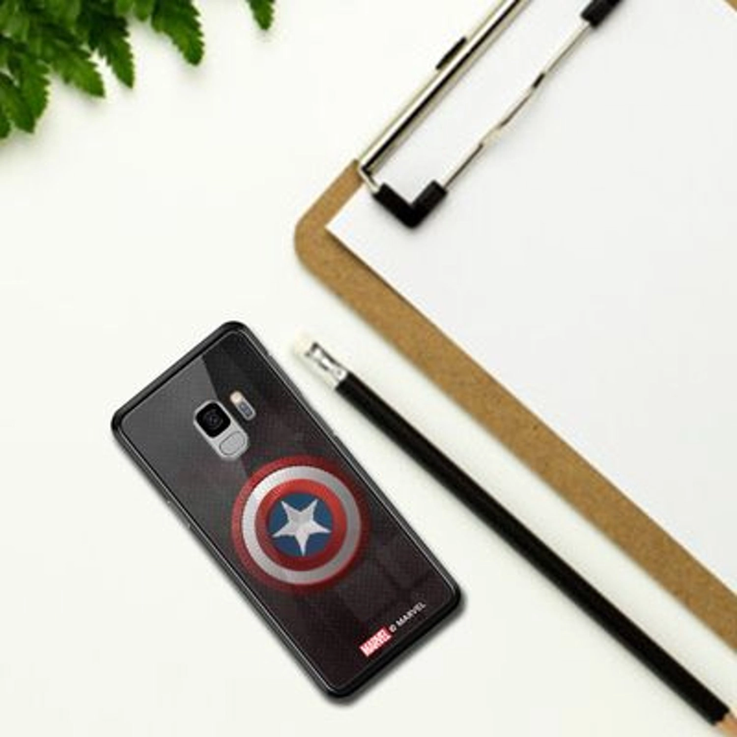 Vibranium Shield Back Case for Galaxy S9