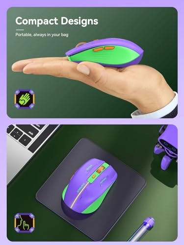 Tri-Mode Rechargeable Mouse - Wireless