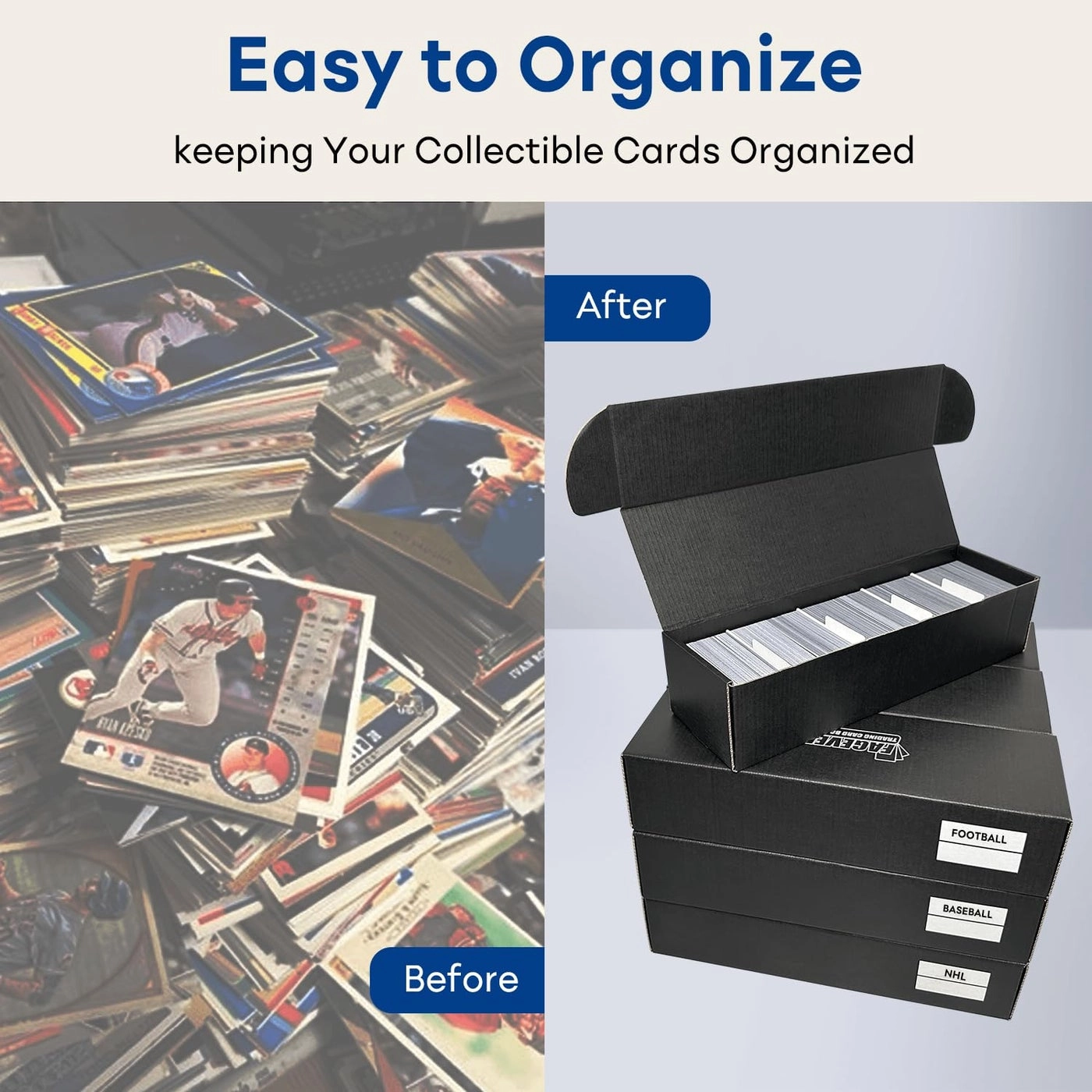 Trading Card Storage Box - 10 Count