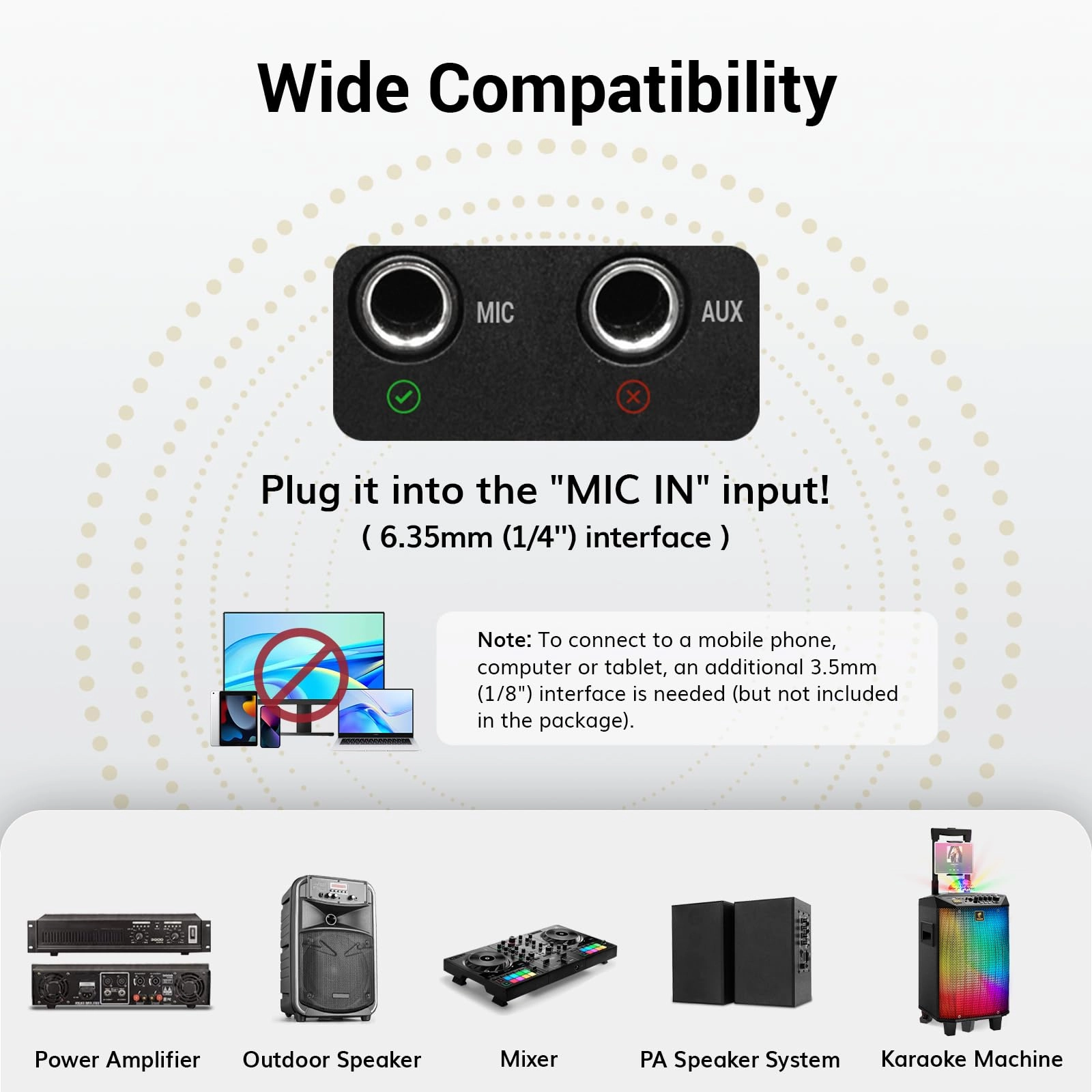 TW350 - Wireless UHF 60 m