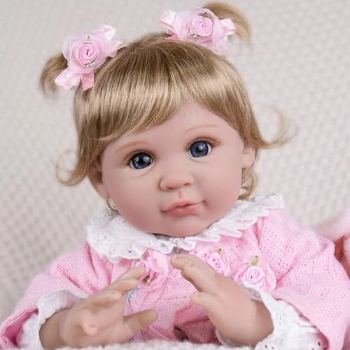 Reborn Baby Doll - 22 inch Vinyl Girl Ages 3+