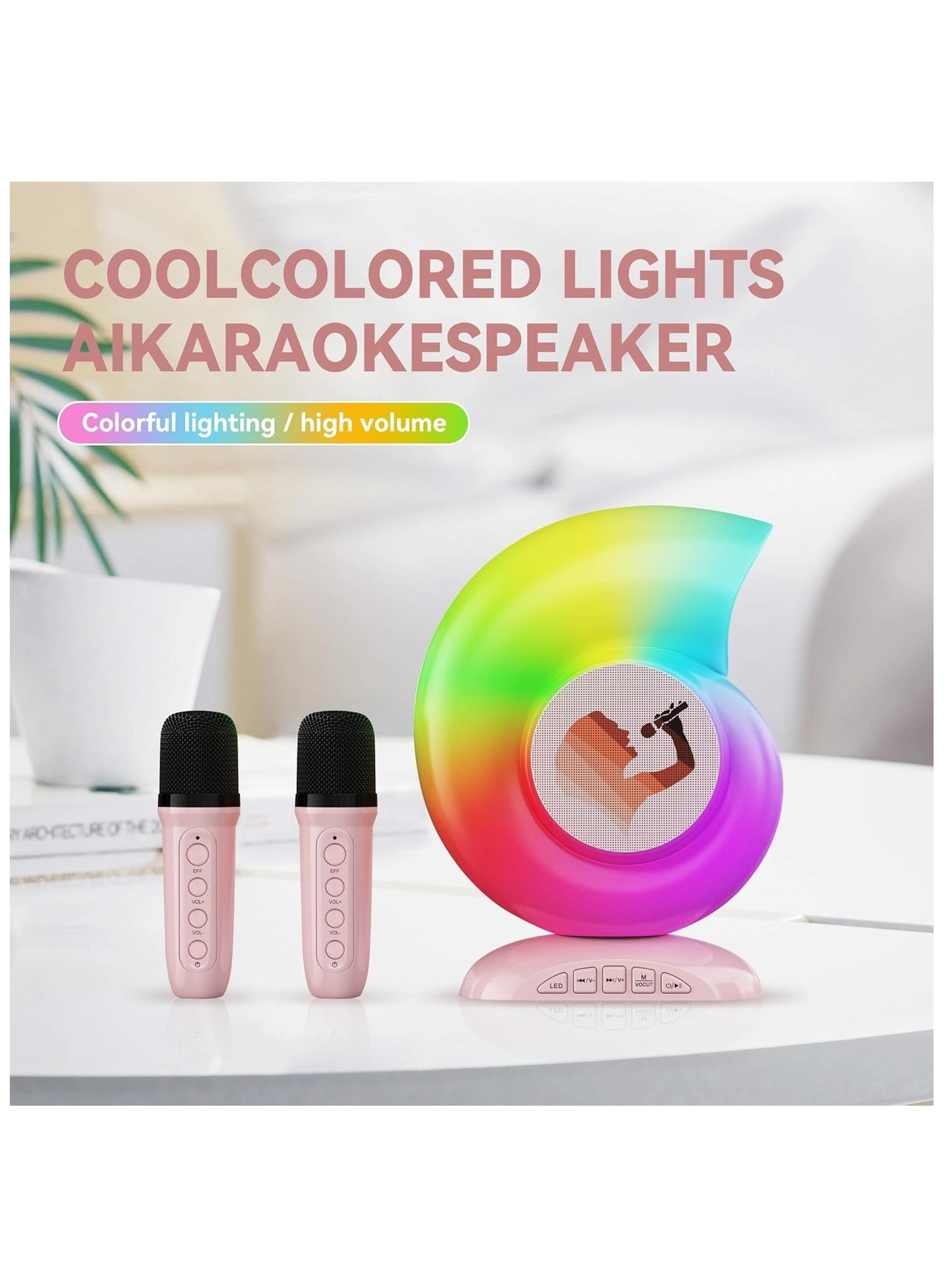 Karaoke Speaker - 2 microphones 5W