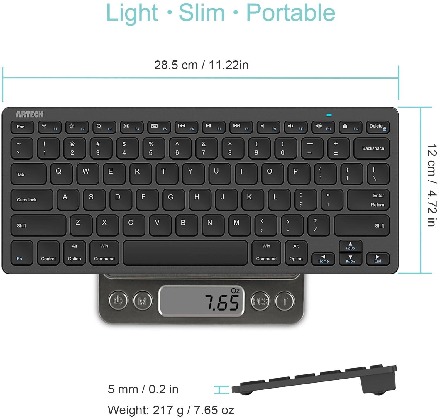 HB098 Bluetooth Keyboard (English)