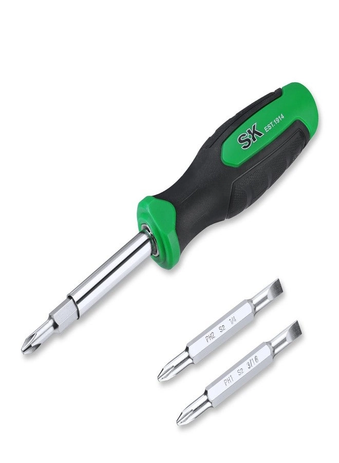 SK 6-in-1 - Multi-bit S2 Steel SureGrip Handle Screwdriver
