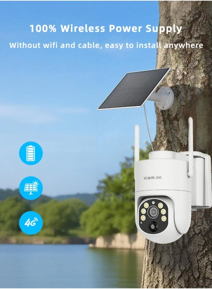 Solar 4G Dual-Lens Security Camera