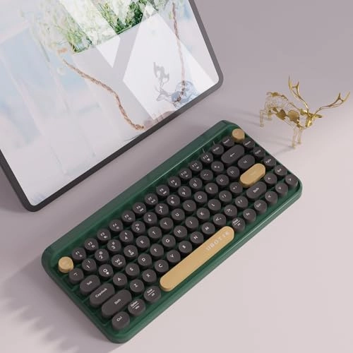 Portable Bluetooth Computer Keyboard - QWERTY Wireless