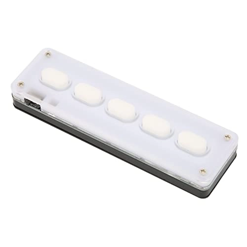 Programmable 5 Key Silicone Gaming Keyboard - Wired/Wireless