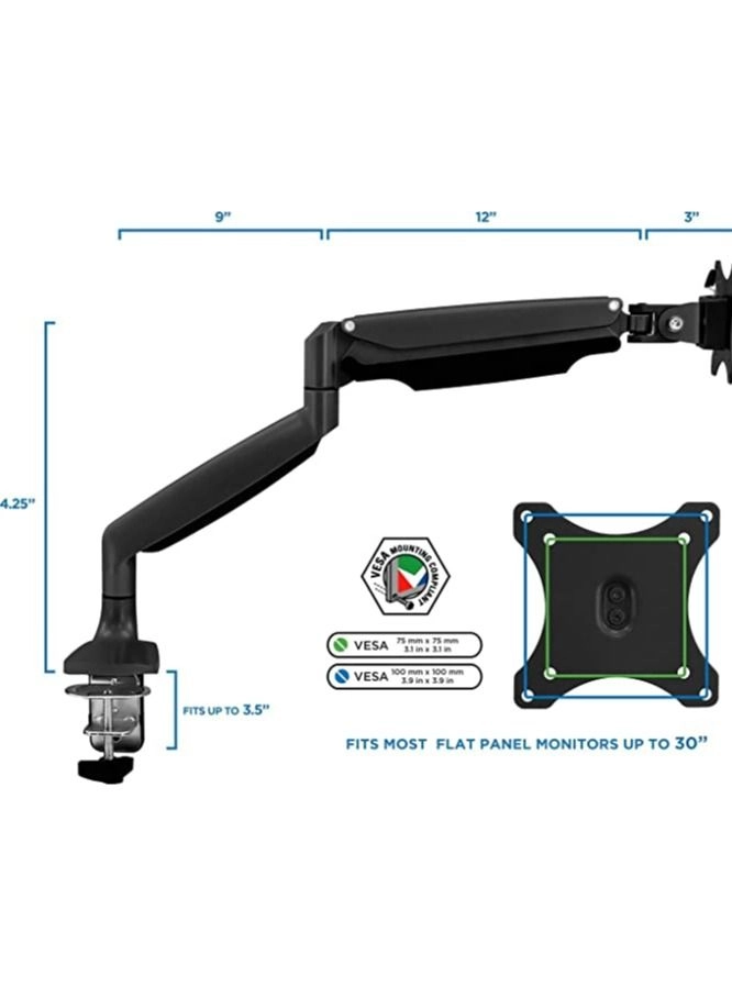 Single Monitor Arm - 1 32 inch 75x75mm 100x100mm