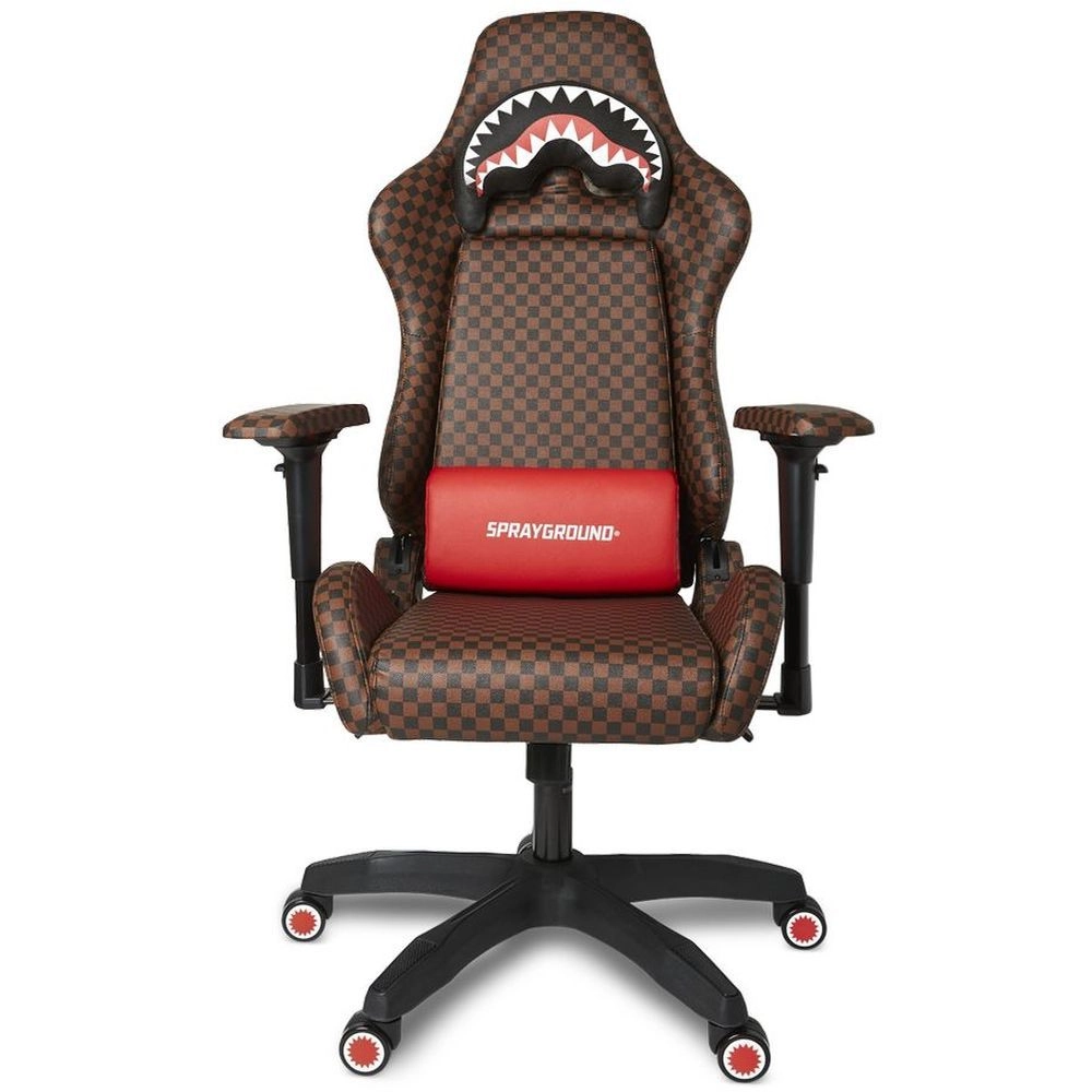 Sprayground Sharks in Paris Gaming Chair - High backrest 4D armrests Headrest & lumbar cushion