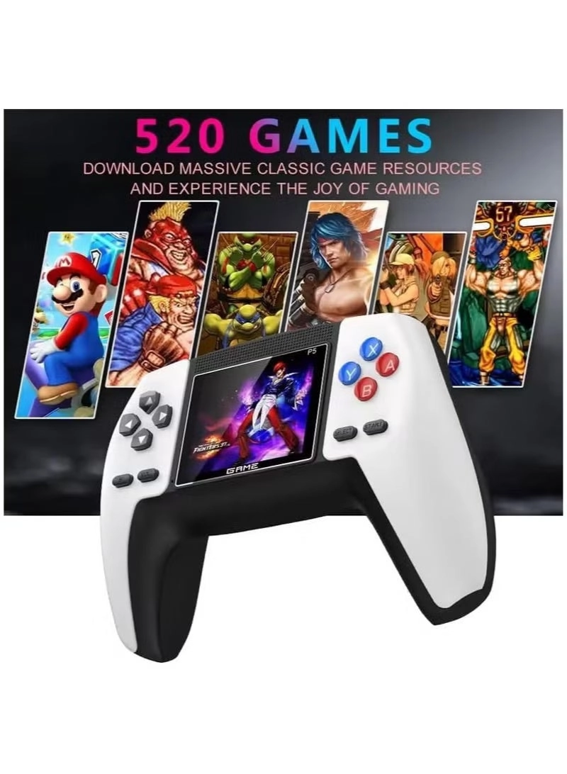 P5 - Retro Mini 500-in-1 2-player White