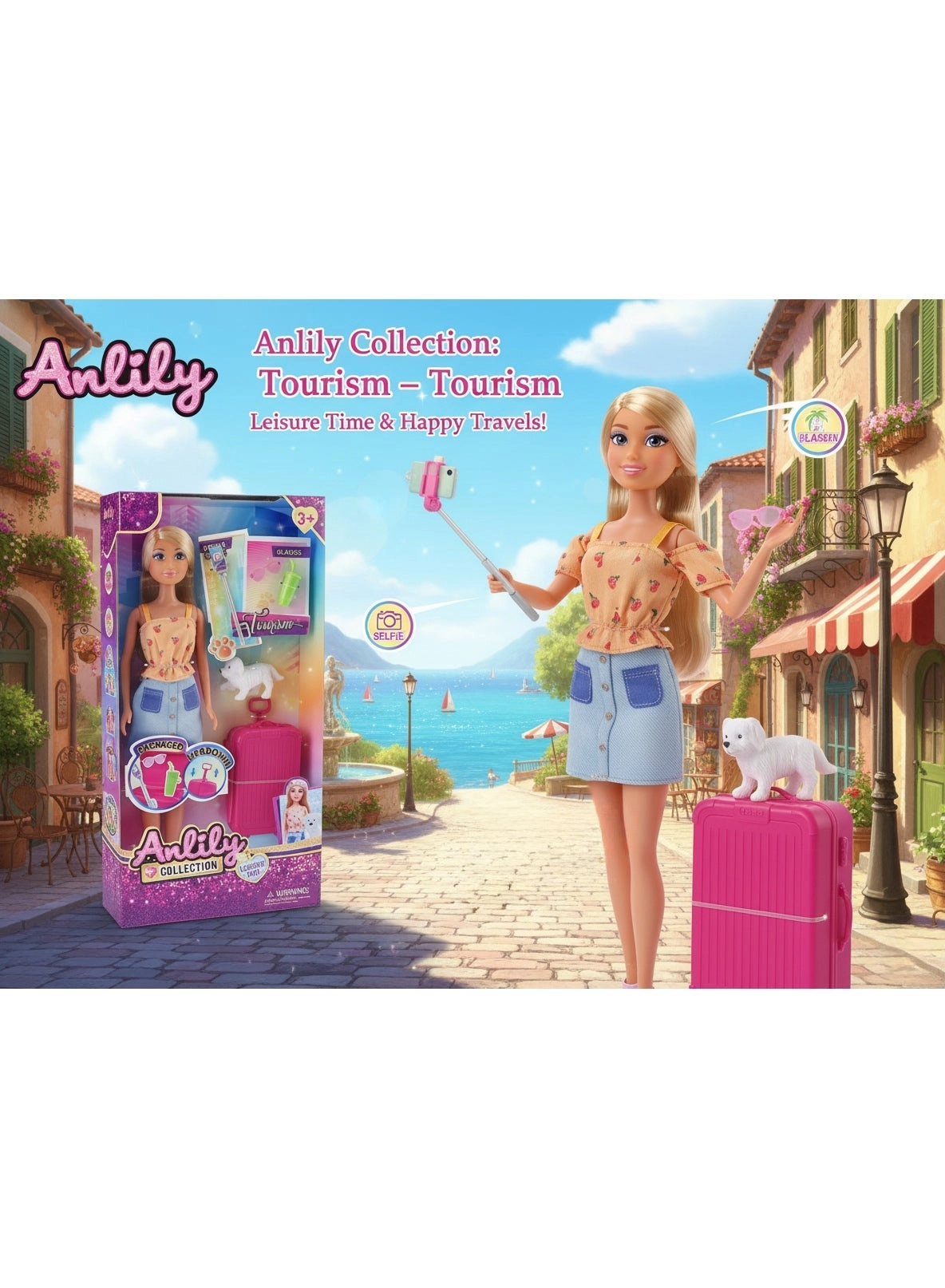Anlily doll classic - Includes Accessories Girls Ages 3+