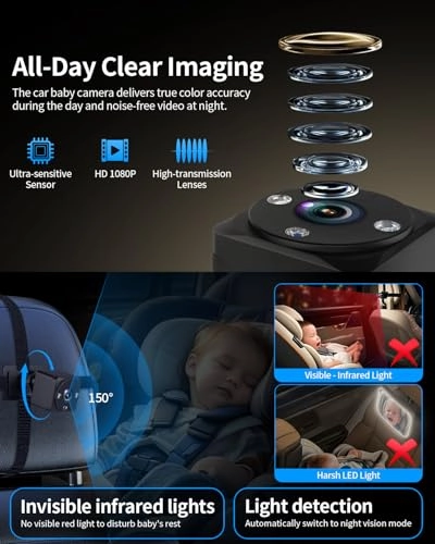 Baby Car Camera - 7 inch
