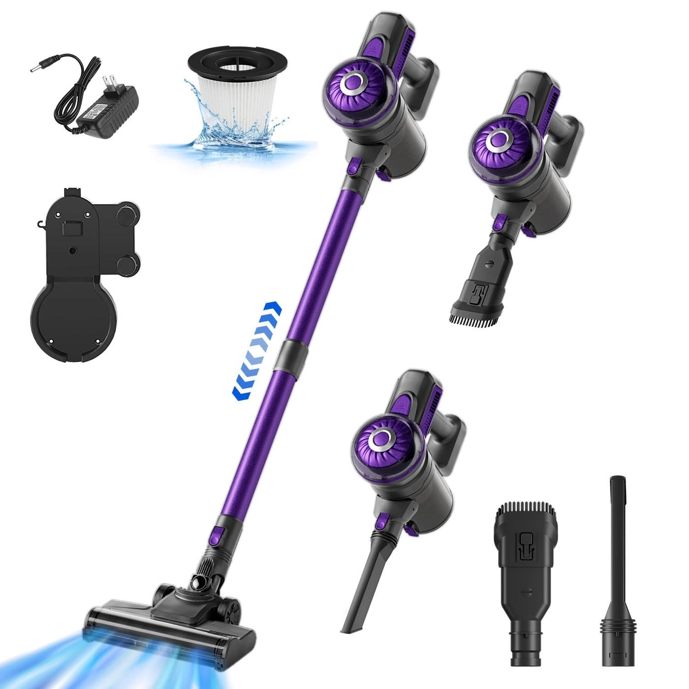 FUNCCUBE Cordless Vacuum Cleaner - 2in1