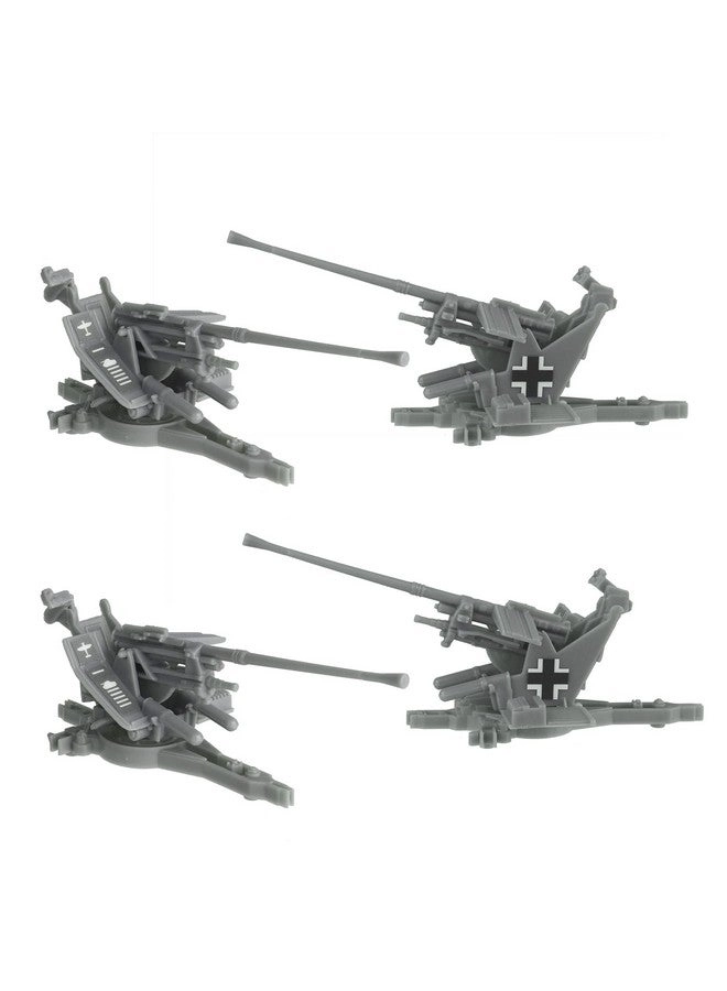 BMC Toys WW2 German Flak 37 Artillery - 4pc 1:32