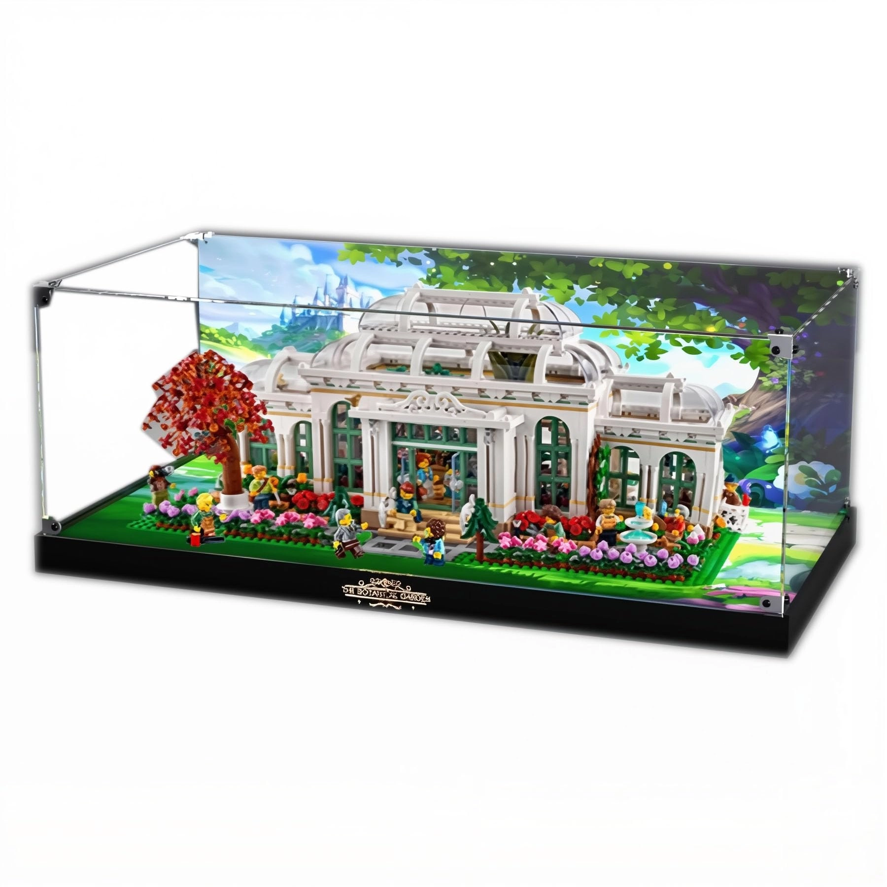 CHIFENMS Acrylic Display Case for LEGO 21353 Botanical Garden - Acrylic Botanical Garden