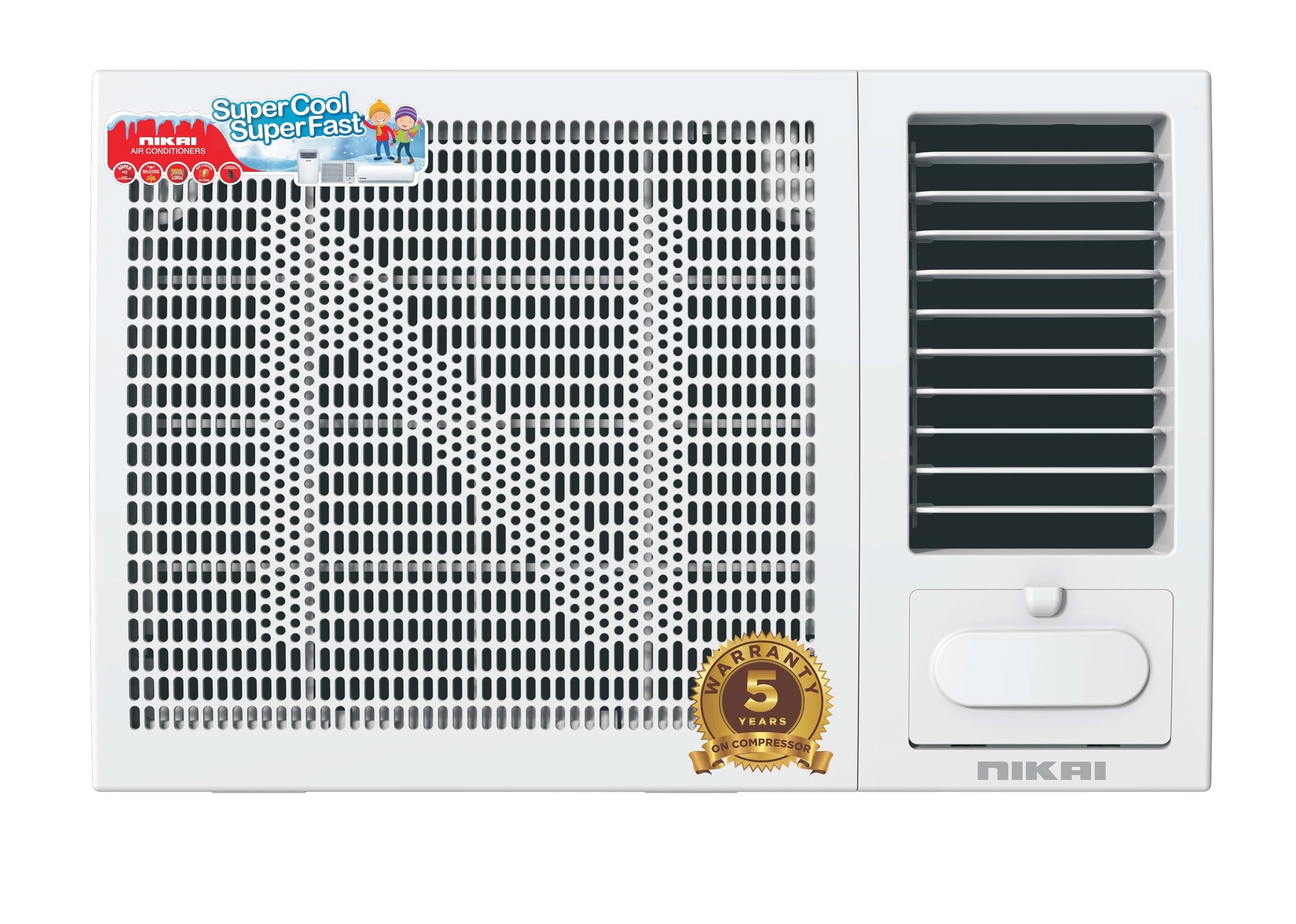 Nikai Window Air Conditioner - 1.5 Tons 18000 British Thermal Units