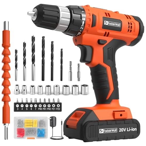Cordless Drill Set - 2 Amp Hours 20 Volts