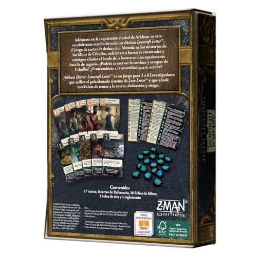 Arkham Horror Lovecraft Letter - Card Game (Spanish)